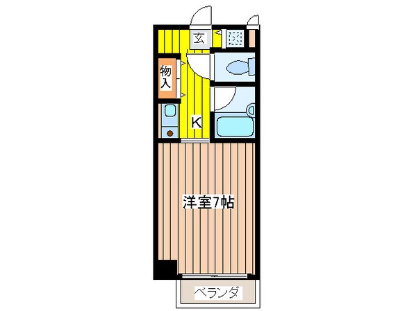 片町コートの物件間取画像